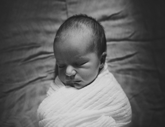bw-baby Black and white baby